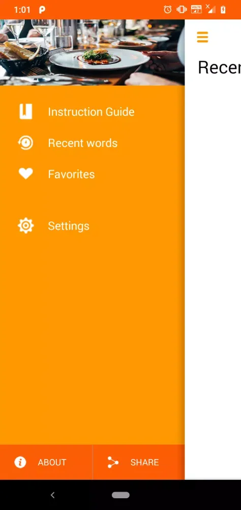 Culinary Dictionary Screenshots