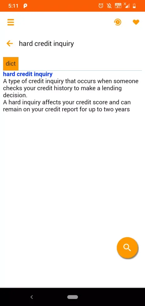 Financial Literacy Dictionary Screenshots