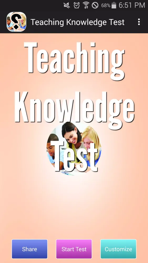 Screenshot di Teaching Knowledge Test