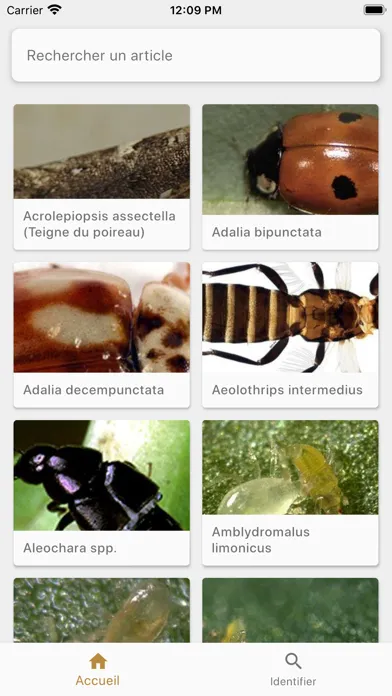 Capturas de pantalla de Diagnoplant biocontrôle