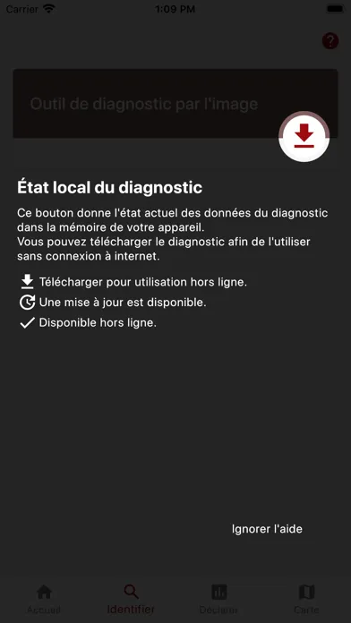 Captures d'écran de Di@gnoPlant Salade