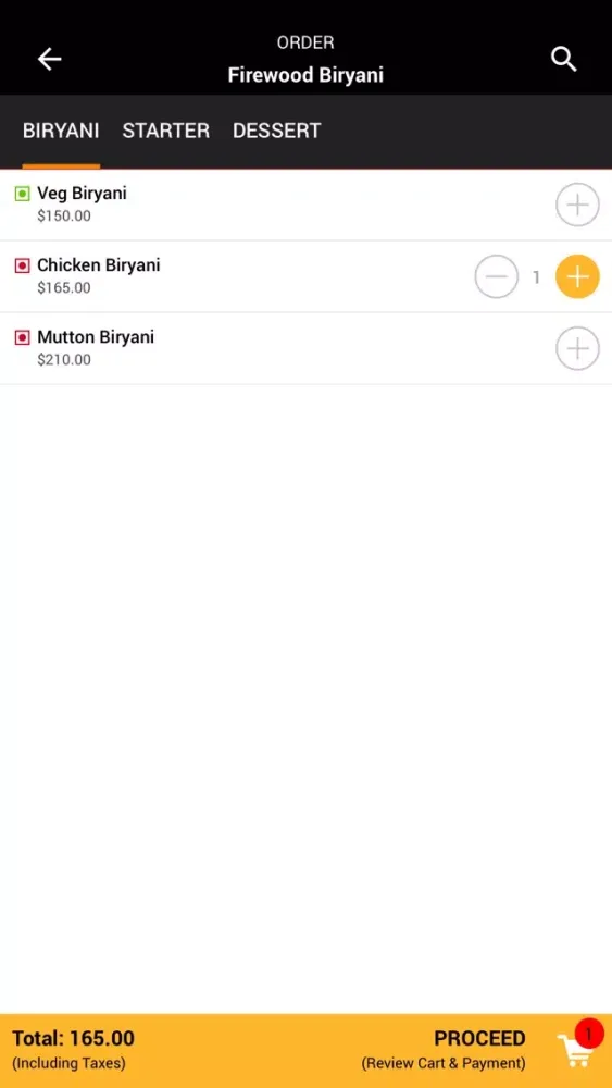 Firewood Biryani Ekran Görüntüleri