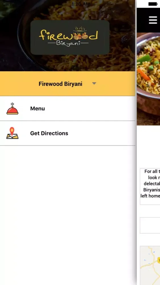 Firewood Biryani Ekran Görüntüleri