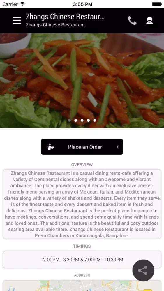 Zhangs Chinese Restaurant应用截图