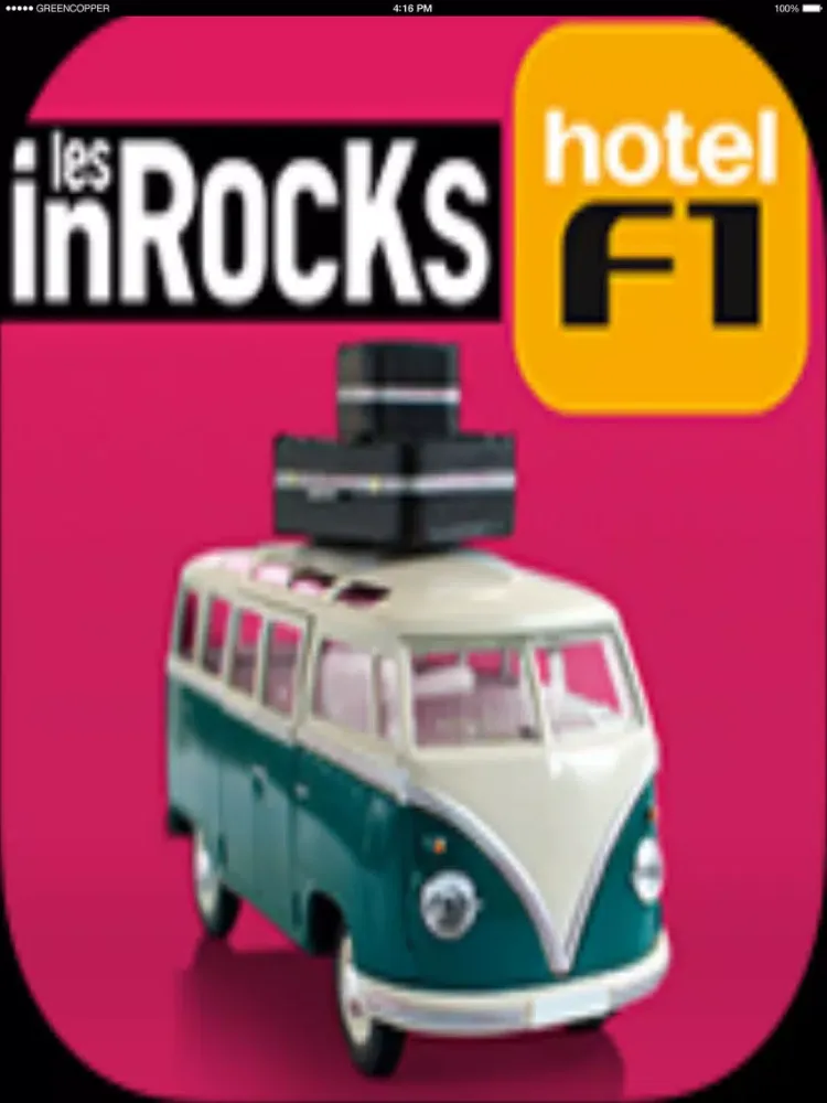 Guide des Festivals inRocKuptibles avec HotelF1 iPad  स्क्रीनशॉट