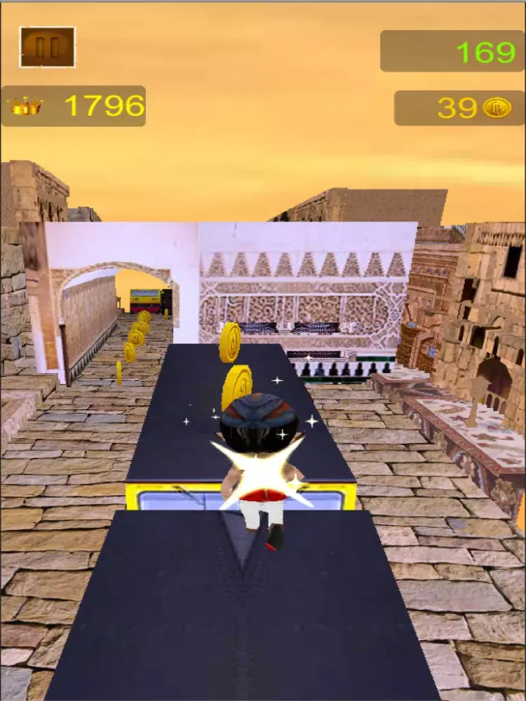 تصاویر Arab Persian Prince Run 3D - Dodge a train and explore middle east temple iPad 