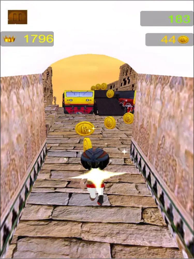 تصاویر Arab Persian Prince Run 3D - Dodge a train and explore middle east temple iPad 