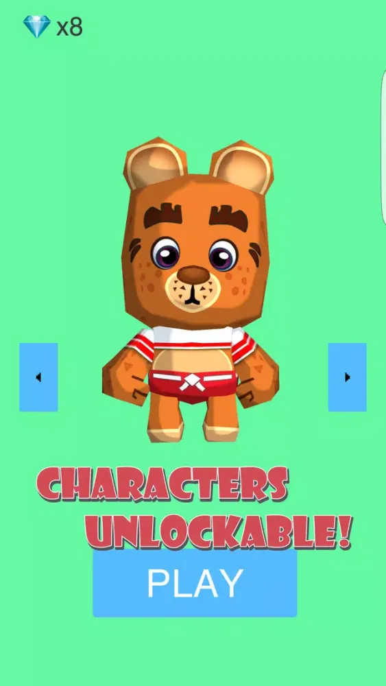 Zigzag jumpy bear 3D - Endless jump and run on zig zag road স্ক্রিনশট