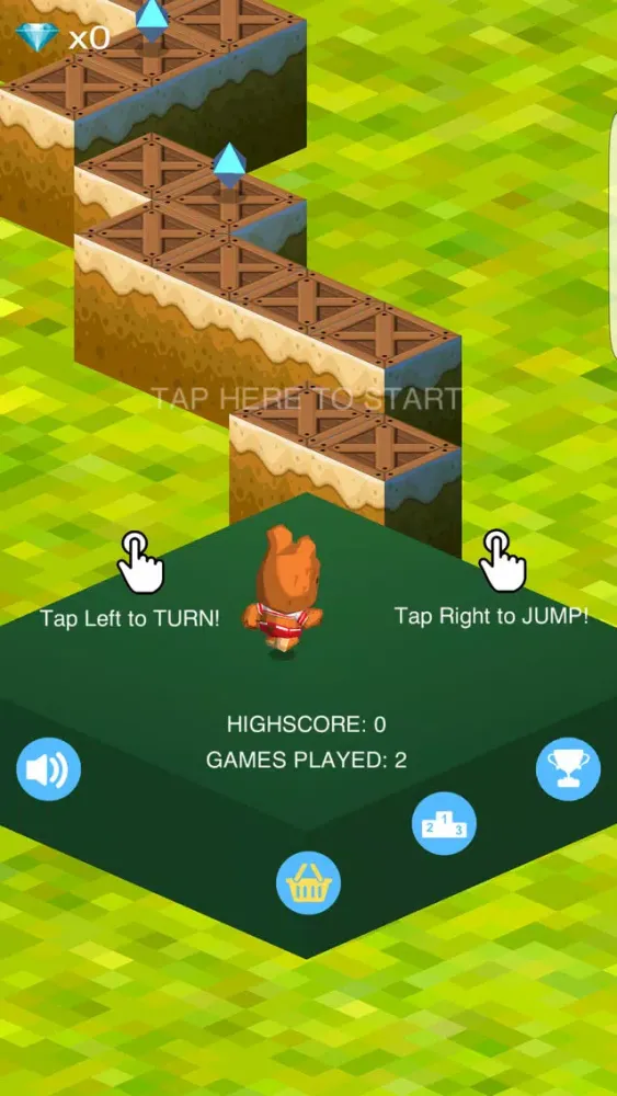 Zigzag jumpy bear 3D - Endless jump and run on zig zag road স্ক্রিনশট
