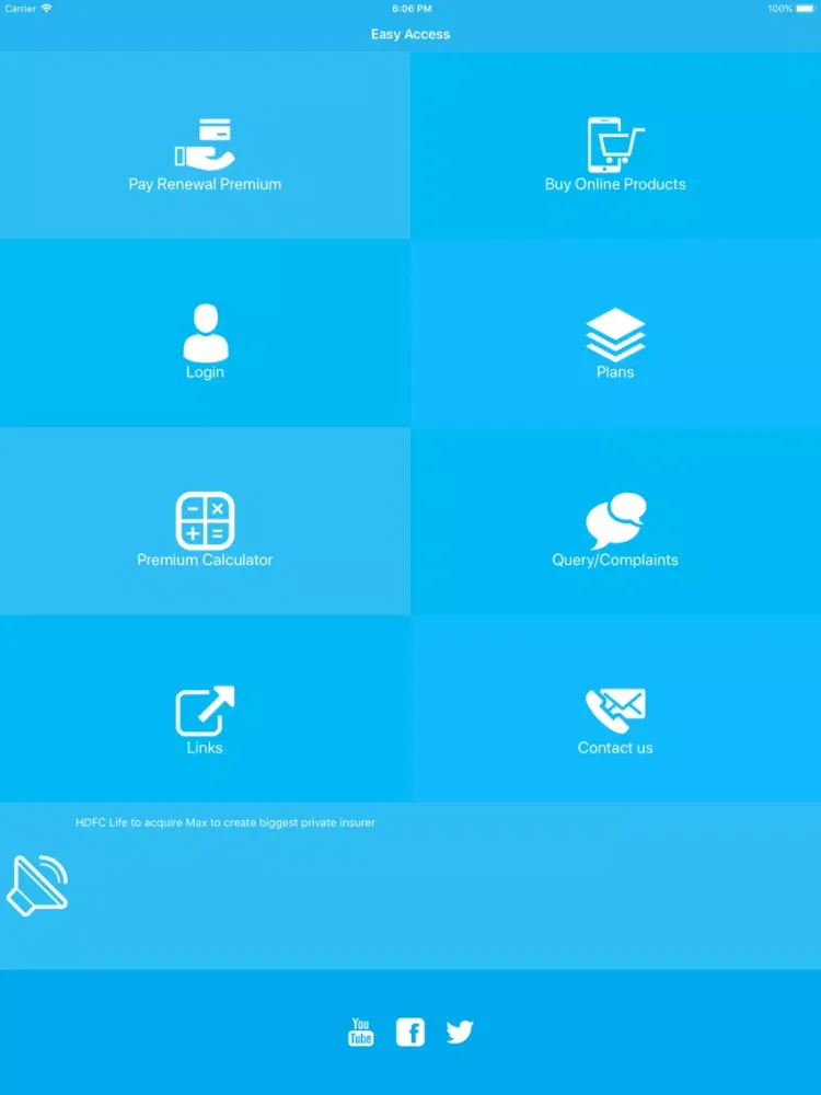 SBI Life-Easy Access iPad  स्क्रीनशॉट