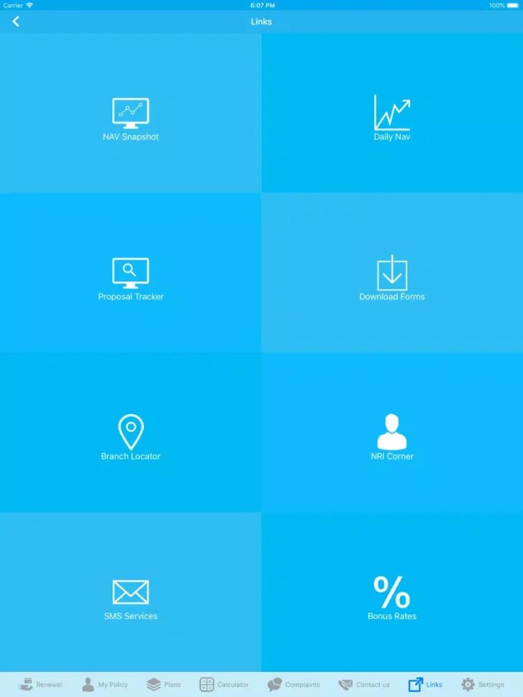 SBI Life-Easy Access iPad  स्क्रीनशॉट