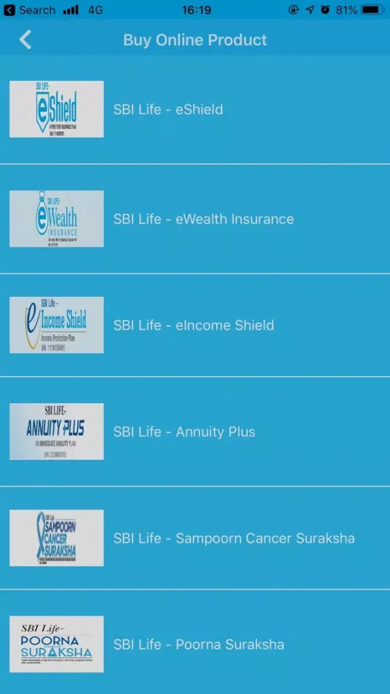 SBI Life-Easy Access स्क्रीनशॉट