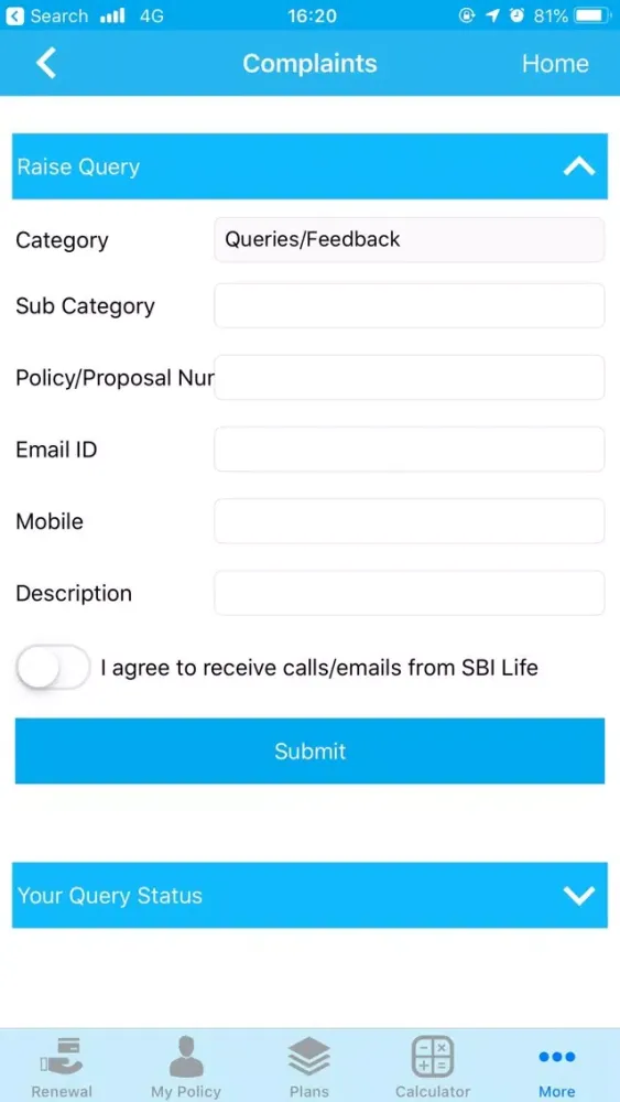 SBI Life-Easy Access स्क्रीनशॉट