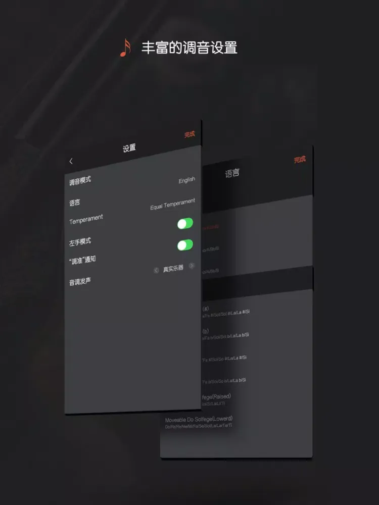 Captures d'écran de 古筝调音器专业版 - 包含二胡调音器和古琴调音和专业节拍器 iPad