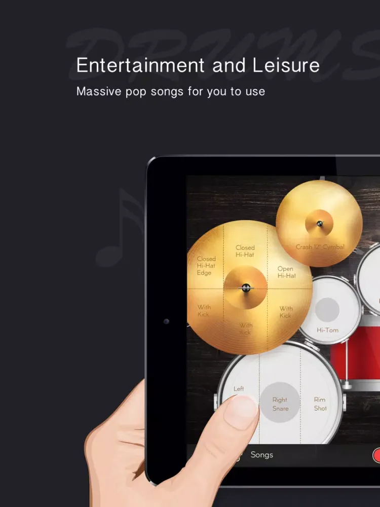 Drum games app - drums beats iPad  Screenshots