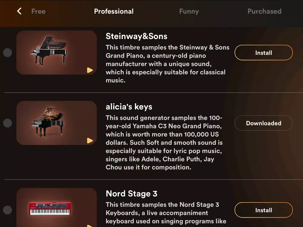 Capturas de pantalla de piano - piano keyboard & games iPad 
