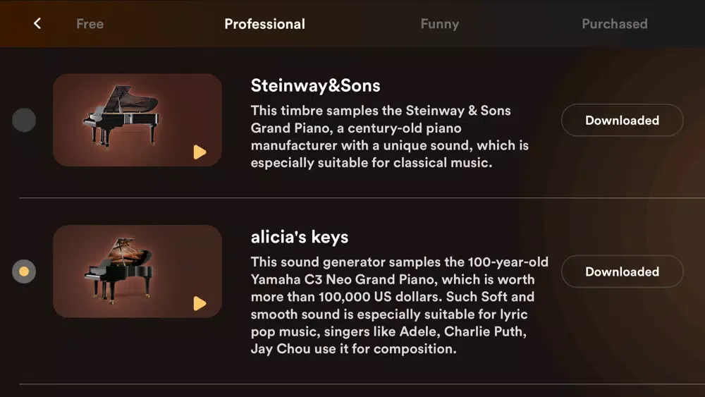 Capturas de pantalla de piano - piano keyboard & games