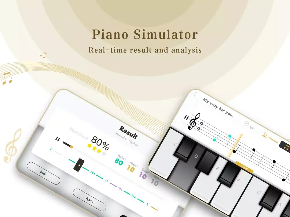learn piano lessons - PNOKEY iPad 應用截圖