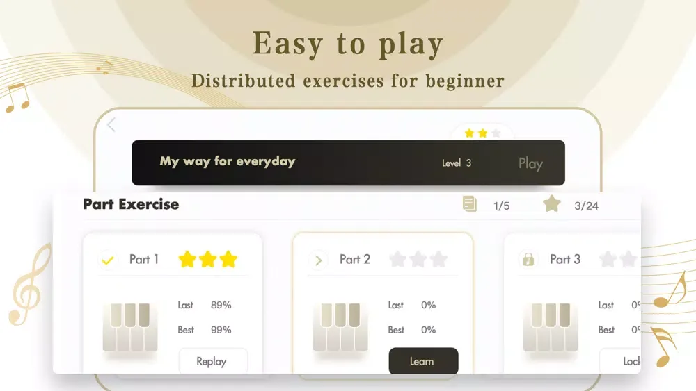 learn piano lessons - PNOKEY應用截圖