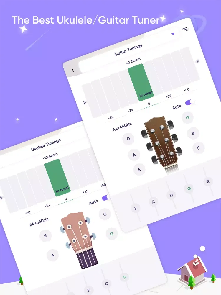 Скриншоты Guitar ukulele tuner & tabs iPad 