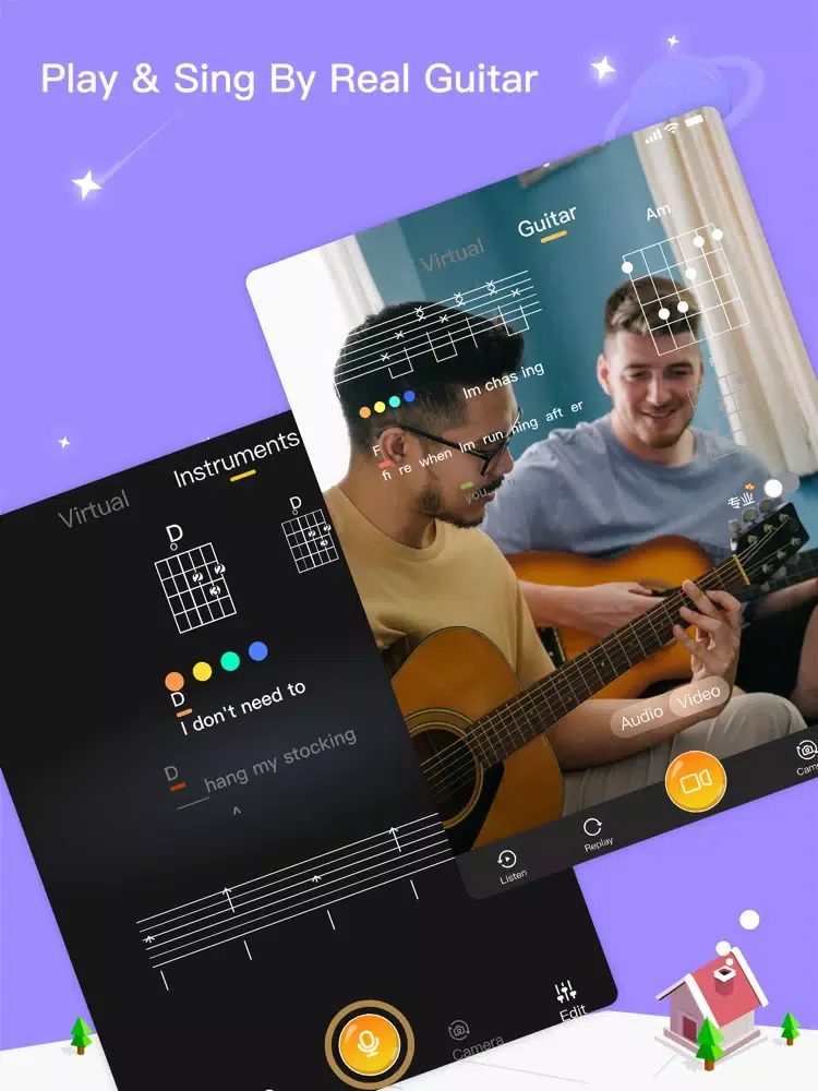 Скриншоты Guitar ukulele tuner & tabs iPad 