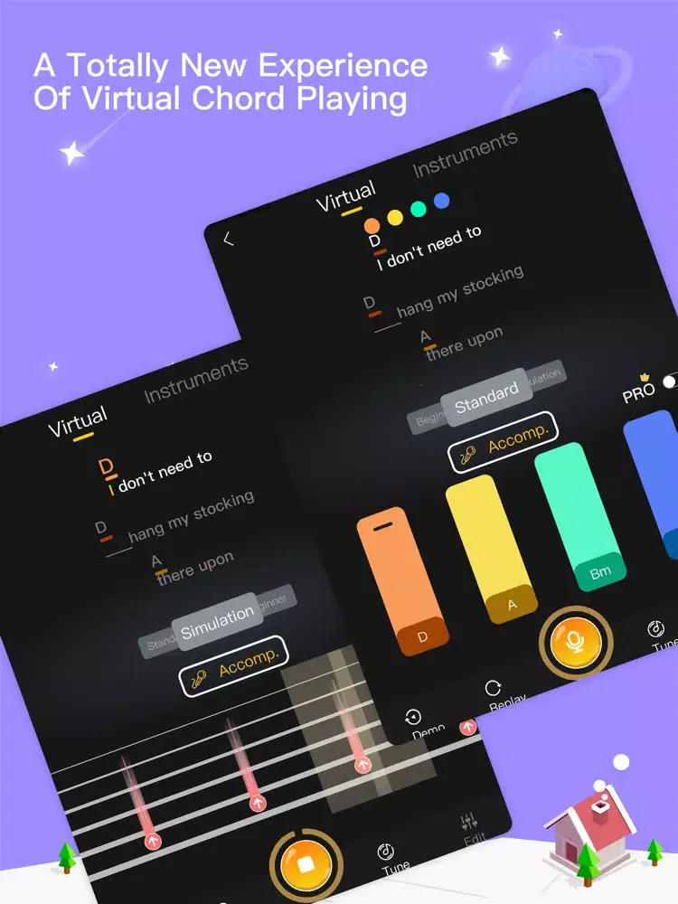 Скриншоты Guitar ukulele tuner & tabs iPad 