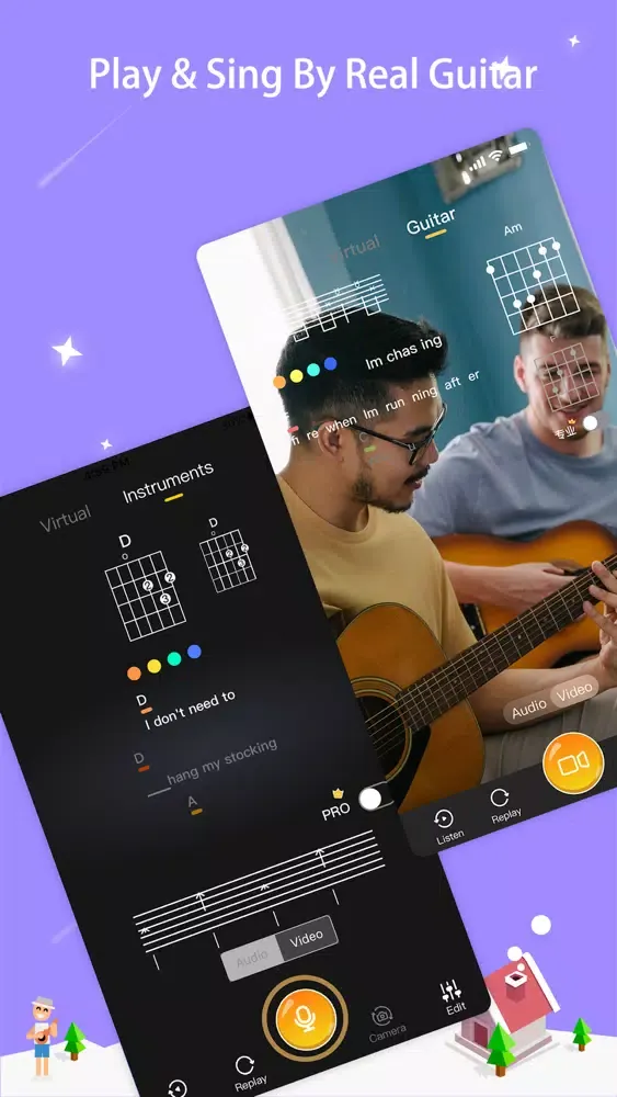 Скриншоты Guitar ukulele tuner & tabs