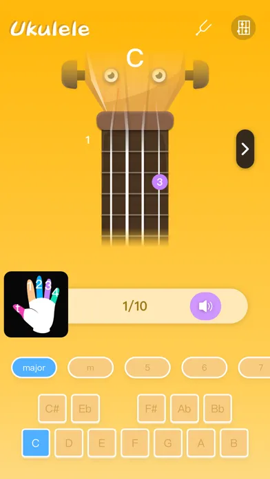 Ukulele Tuner - UkeTune سکرین شاٹس