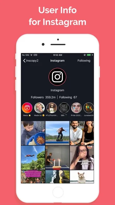 Capturas de pantalla de Inscopy2 for Instagram