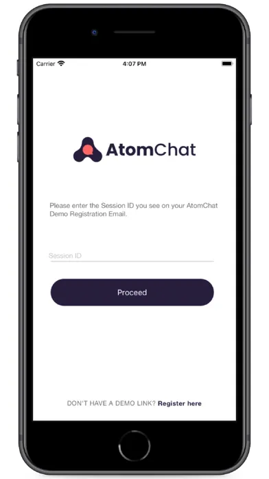 AtomChat Ekran Görüntüleri
