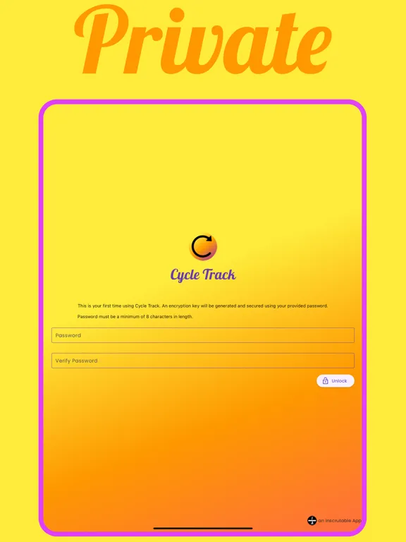 Inscrutable Apps Cycle Track iPad Screenshots
