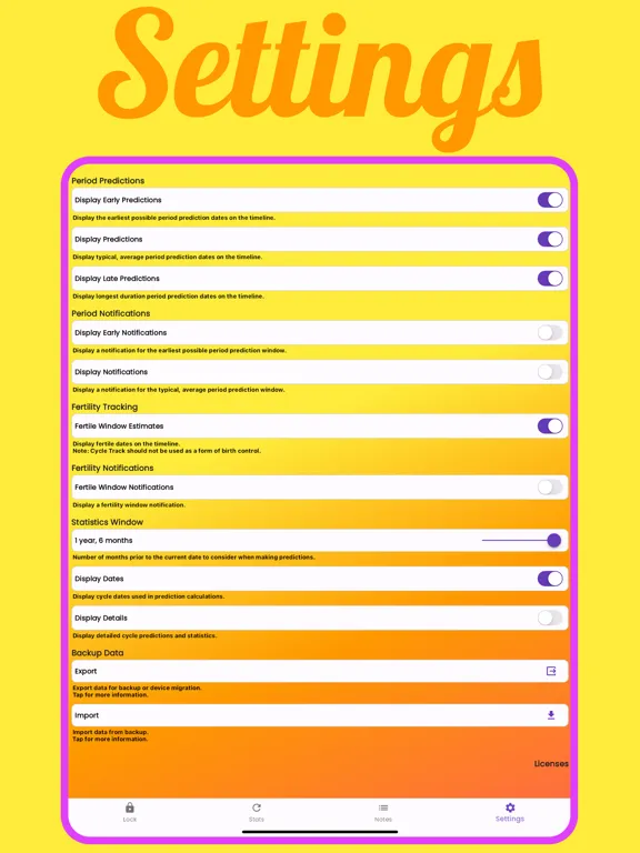 Inscrutable Apps Cycle Track iPad Screenshots