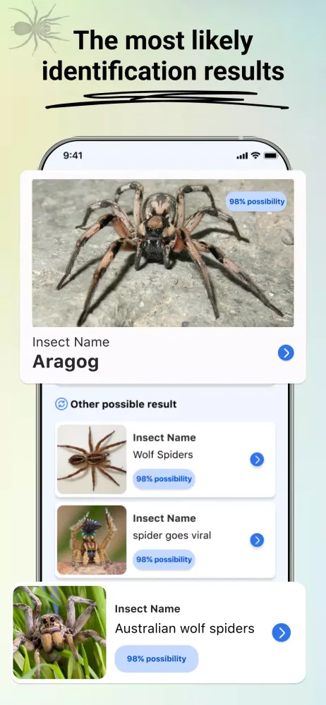 ภาพหน้าจอของ Insect Identifier: Bug Finder