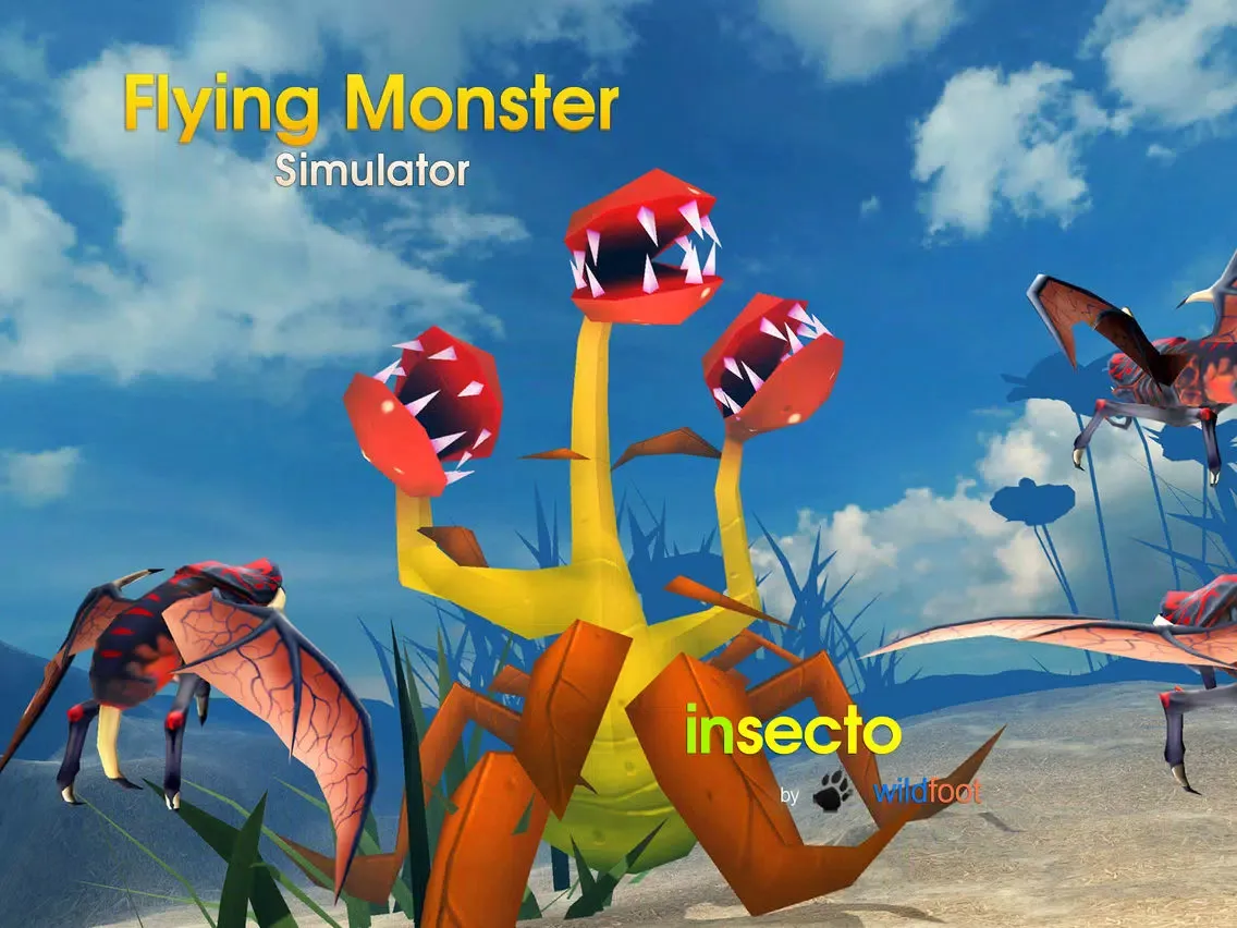 Capturas de tela do Flying Monster Insect iPad 
