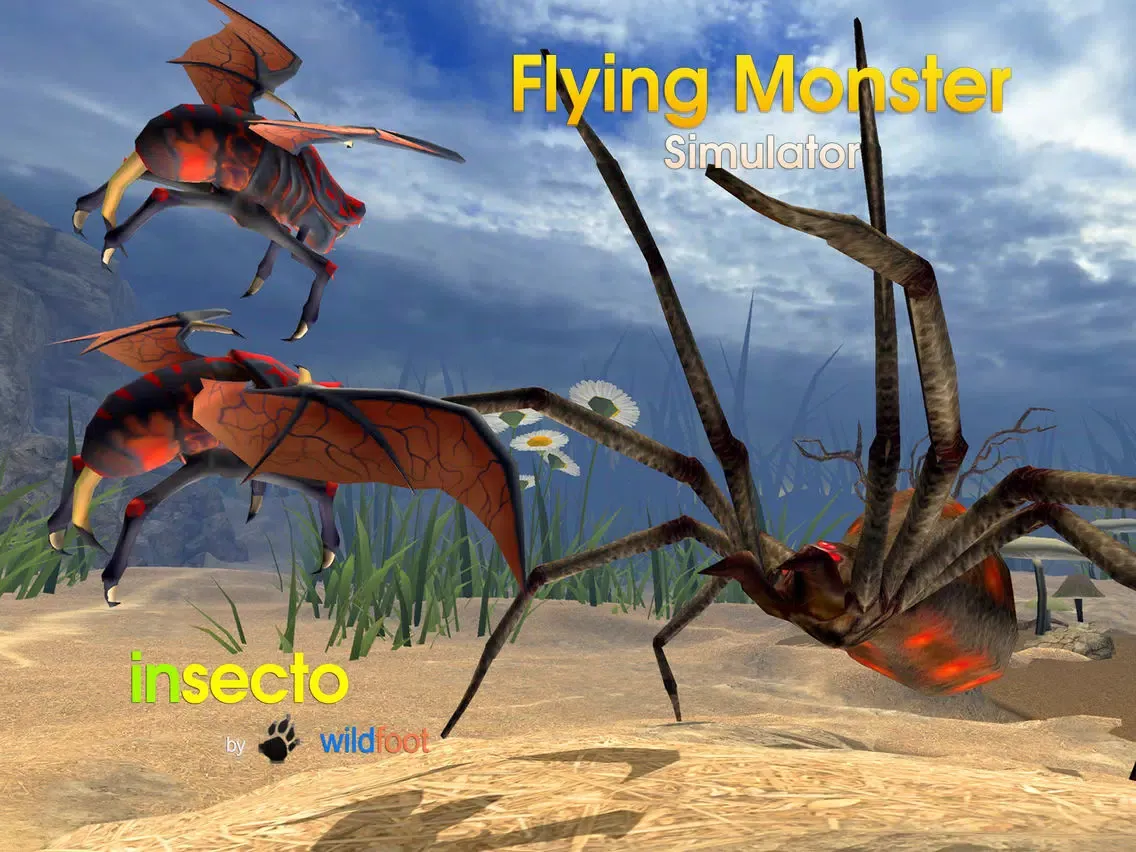 Capturas de tela do Flying Monster Insect iPad 