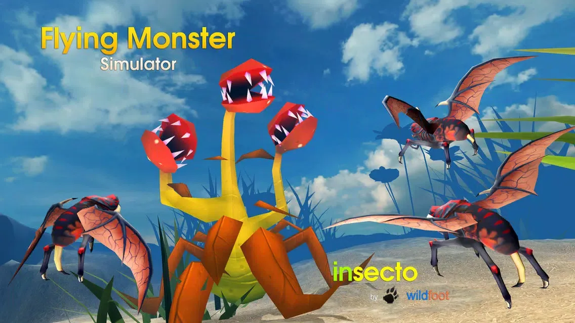 Capturas de tela do Flying Monster Insect