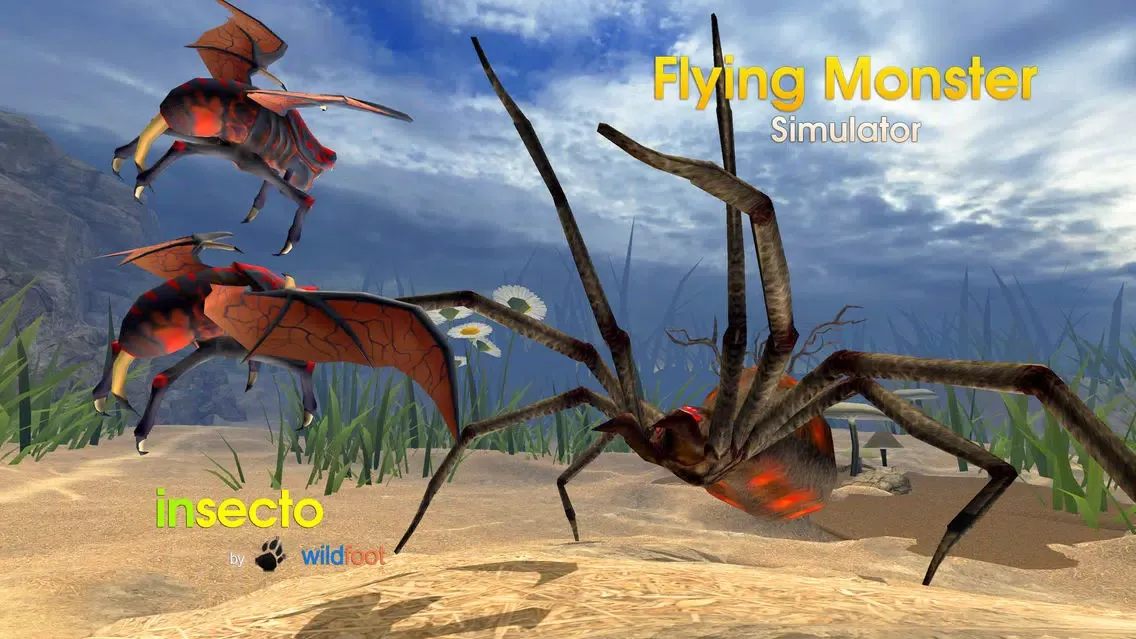 Capturas de tela do Flying Monster Insect