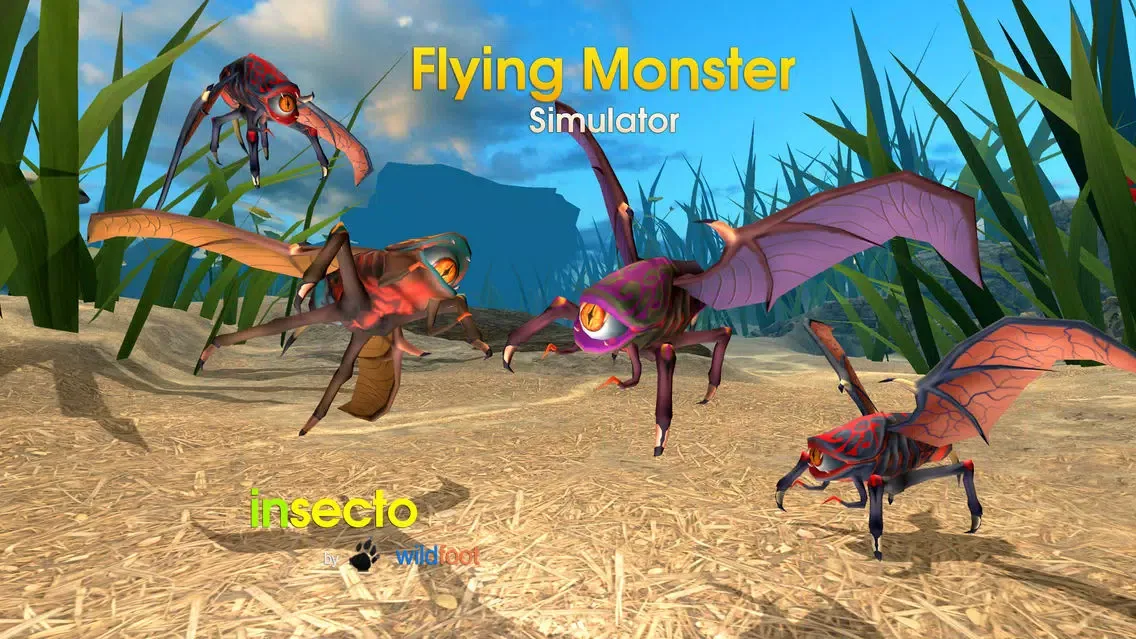 Capturas de tela do Flying Monster Insect