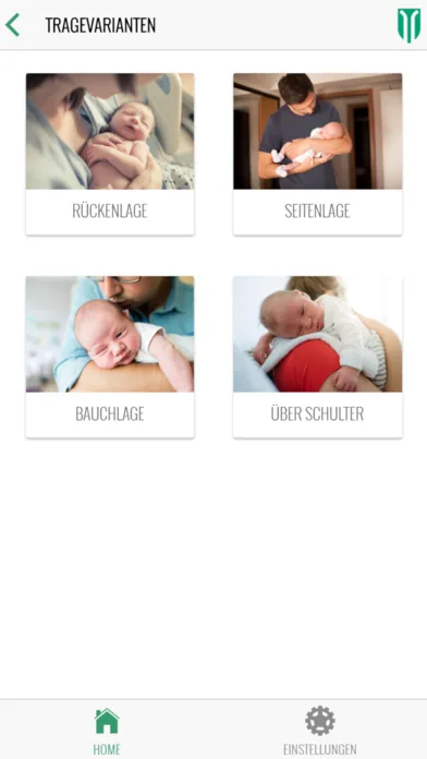 Capturas de pantalla de INSELhealth - baby handling