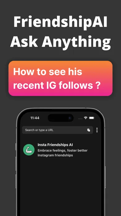 Followers and Friendships AI應用截圖
