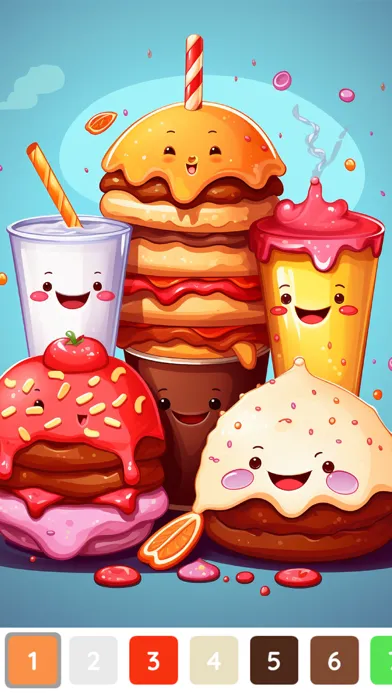 Coloring Cupcake By Number ! Screenshots