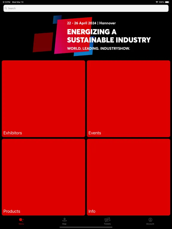 Hannover Messe 2024 iPad  스크린샷