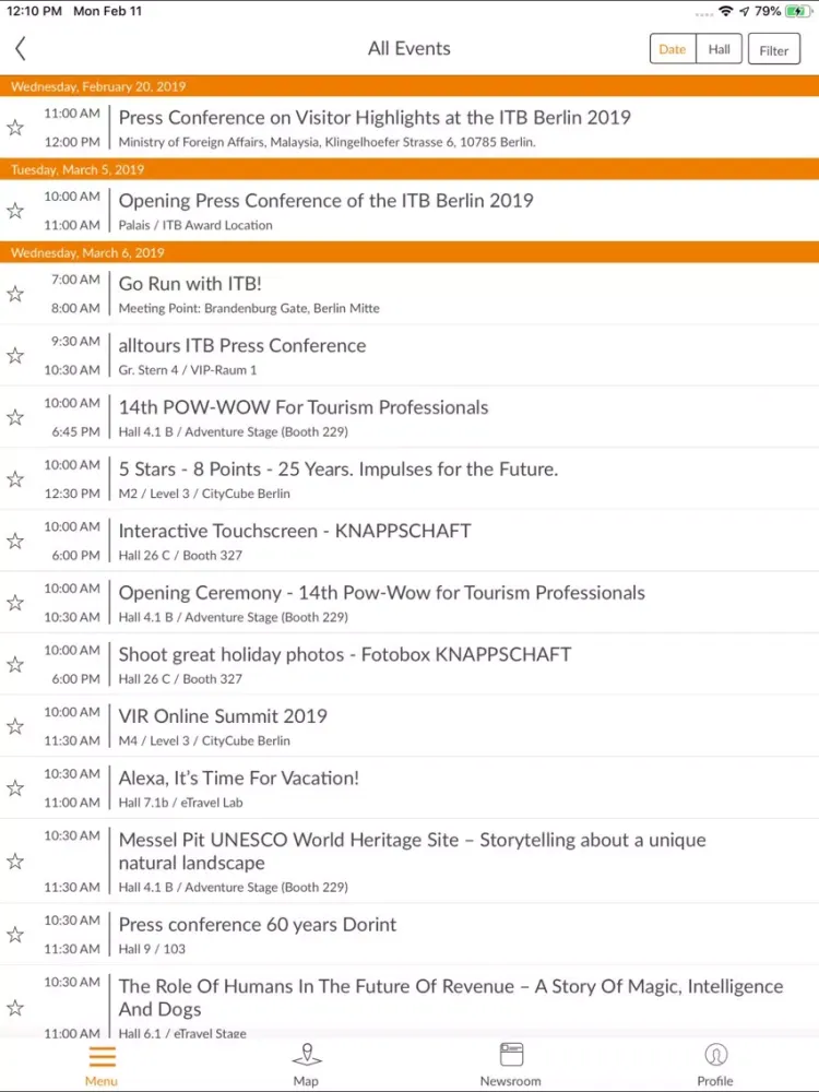 ITB App iPad  سکرین شاٹس