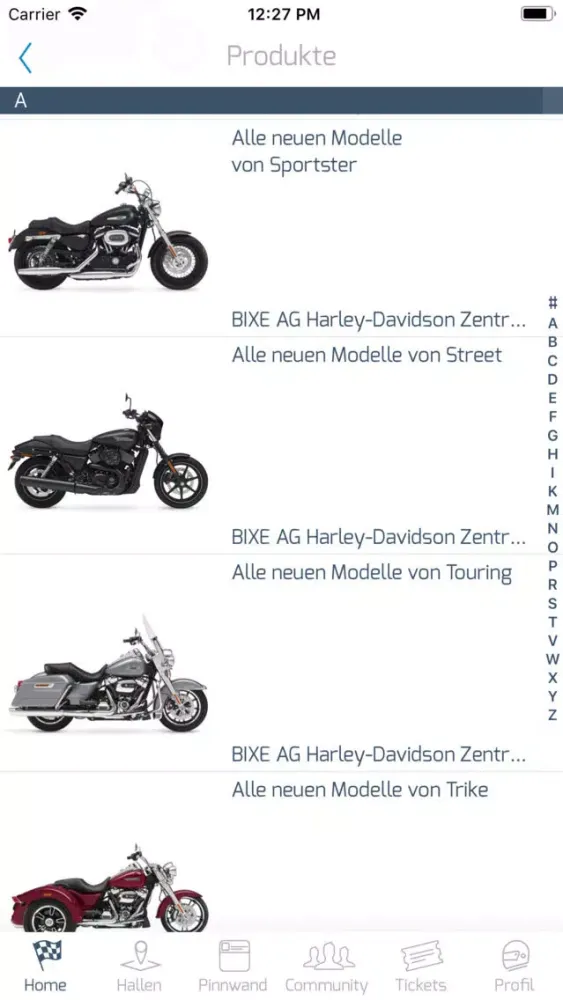 Ảnh chụp màn hình của SWISS-MOTO