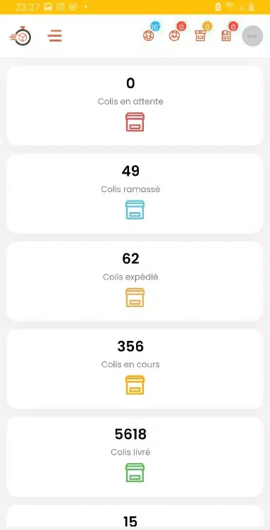 Express Livraison Screenshots