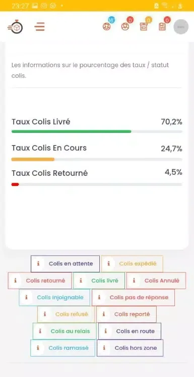 Express Livraison Screenshots