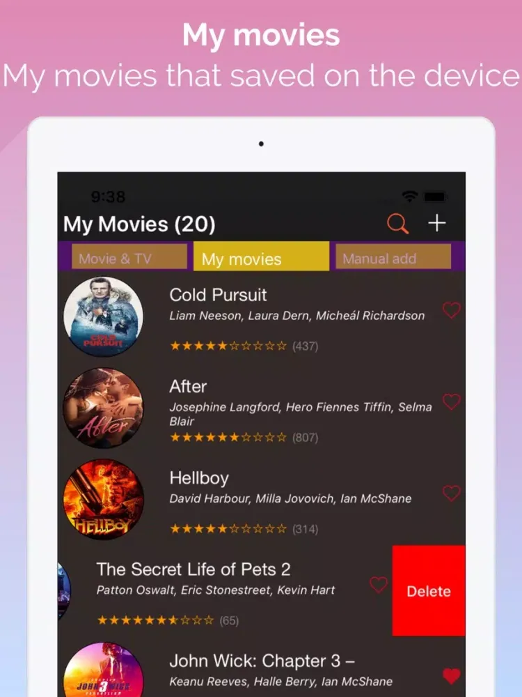 Capturas de tela do Movie TV - Movies & Shows Box iPad 