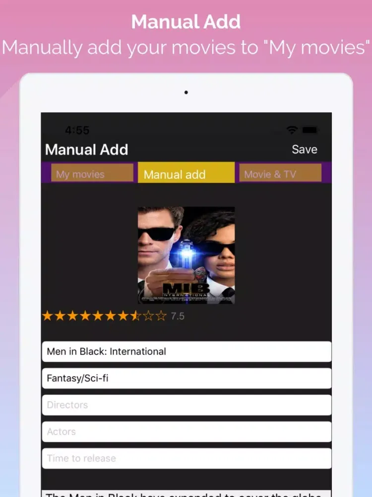 Capturas de tela do Movie TV - Movies & Shows Box iPad 