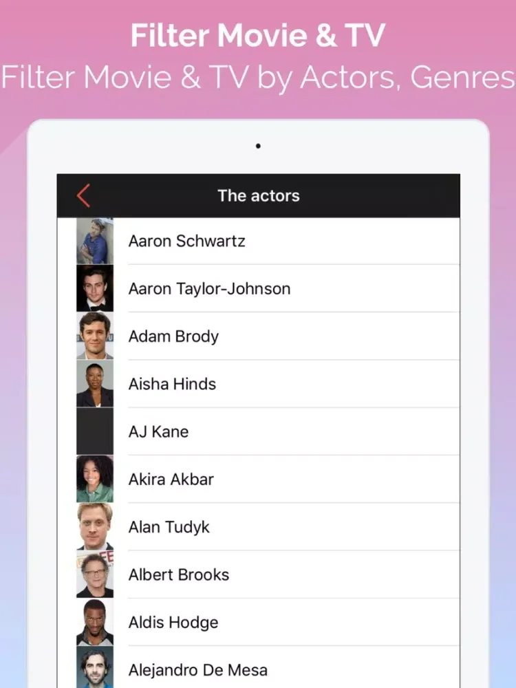 Capturas de tela do Movie TV - Movies & Shows Box iPad 