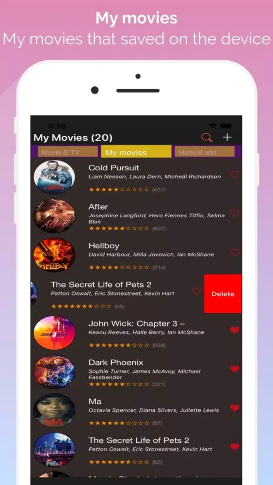 Capturas de tela do Movie TV - Movies & Shows Box